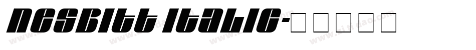Nesbitt Italic字体转换